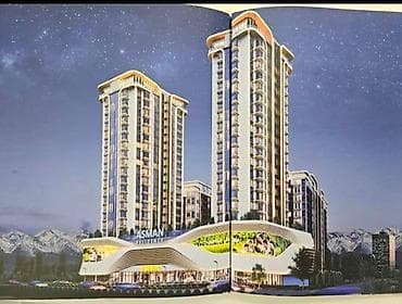 asman residence: 2 комнаты, 61 м², Элитка, 4 этаж — 3