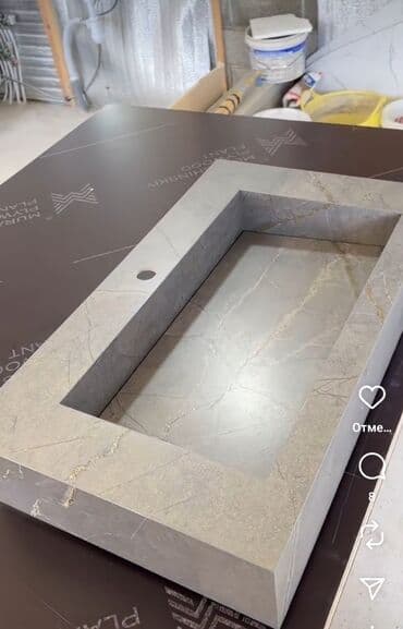 антискотч бишкек: Ванна үчүн раковина, Чарчы формасы, Материалы: Керамика — 1