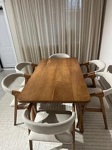 Стулья, табуретки: Стул для кухни, Новый, Дерево, цвет - Бежевый — 1