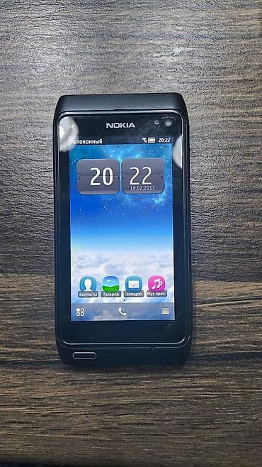 Техника жана электроника: Nokia N8, Колдонулган, 16 ГБ, түсү - Кара — 1