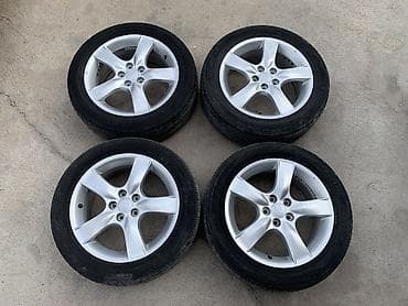 Колеса в сборе 205 / 55 / R 16, Лето, Б/у, Комплект, Легковые, Литые, отверстий - 5 at lalafo.kg Колеса в сборе 205 / 55 / R 16, Лето, Б/у, Комплект, Легковые, Литые, отверстий - 5