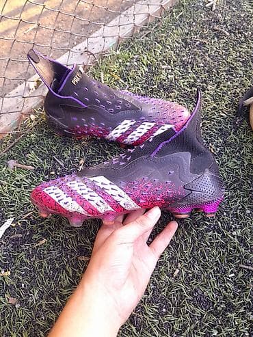 Футбольные бутсы Adidas Predator (без шнурков, с носком-манжетой) — 3