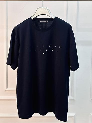 Эркектер кийими: Эркектердин футболкасы, M, L, XL, Emporio Armani, Жаңы, түсү - Күрөң — 4