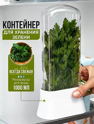 контейнер для овощей: Контейнер для зелени объемом со встроенным резервуаром для воды - — 1