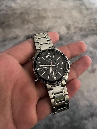 constantine meteor: CASIO мужские кварцевые часы с хронографом - Корпус и браслет из — 1