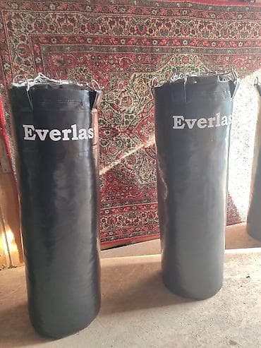 форма для зала: Боксерские мешки Everlast Высота 120см диаметр 38см цепи и карабин в — 5