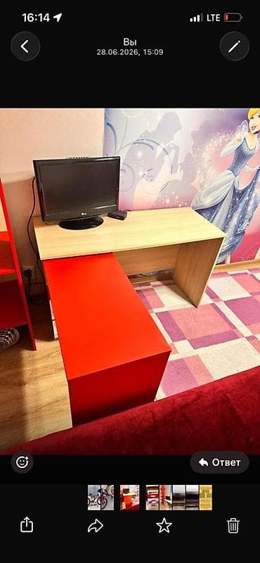study table: (Комплектом ) Писменый Стол в хорошем состоянии Россия аккуратный и — 3