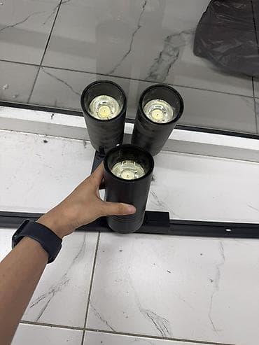 Дом и сад: Трековые светильники LED (черные) Ярко освещает помещение🌟 — 1