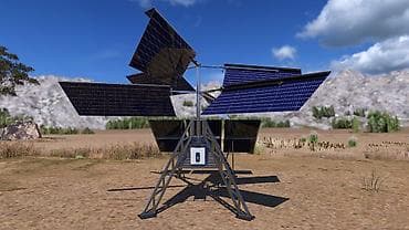 солнечных: Солнечная энергосистема с автоматическим трекингом - Конфигурация — 2