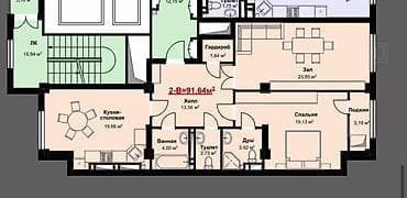 одна комнатный квартира: Продается 2-х комнатная квартира 💎ЖК «Манас» блок Г 💎СК «Мунара» — 5