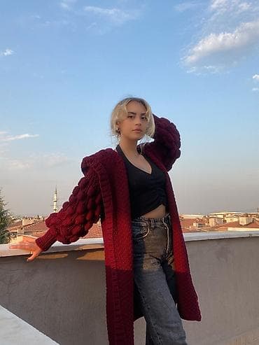 Жеке буюмдар: Вяжу на заказ. Эксклюзивный кардиган осень- весна. Тренд 2023 года — 3