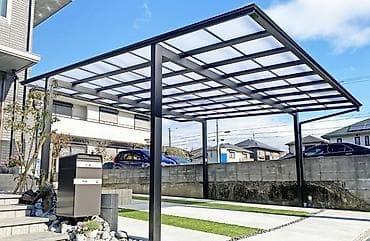 Все для дома и сада: Навес, Односкатный, Металл, Поликарбонат, Установка — 2