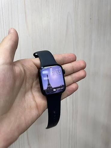 Смарт‑часы Apple Watch Series 8, 45 мм, алюминий (цвет Midnight) с