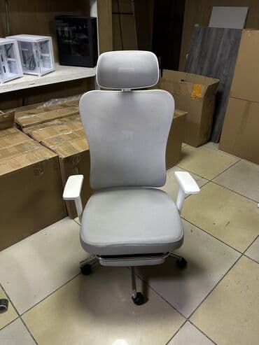 кресла офис: Офисное кресло, Новый, С колесиками, цвет - Белый, Самовывоз, Платная доставка — 3