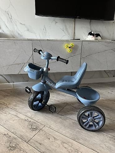 водный велосипед: Детский трехколесный велосипед RAMAZON, цвет серо-голубой.
Новый — 1