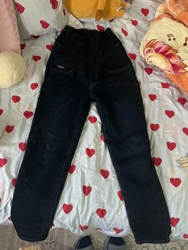 кофта для беременных: Джинсы для беременных, тёмно‑синие (деним). Особенности: - Эластичная — 1