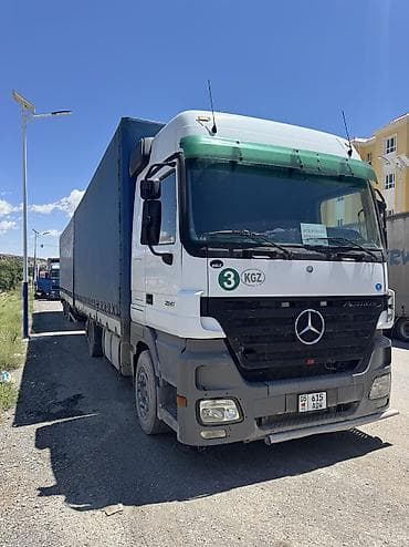 тягач даф 106: Тягач, Mercedes-Benz, 2005 г., Тентованный — 1