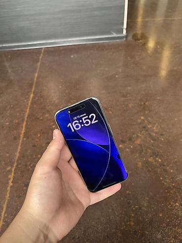 Техника и электроника: IPhone 15 Pro, Б/у, 128 ГБ, Natural Titanium, Зарядное устройство, Чехол, 86 % — 3