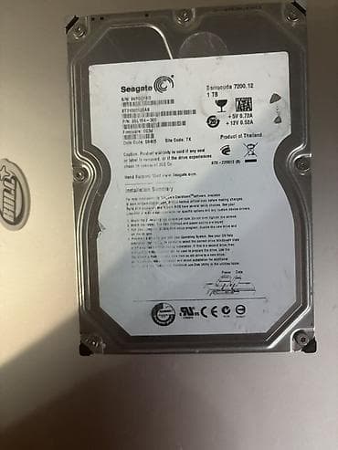 ssd macbook: Накопитель, Б/у, Seagate, HDD, 1 ТБ, 3.5", Для ПК — 1