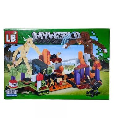 лего дом: Конструктор My World: Битва в Нижнем Мире Minecraft! 463 деталей! — 2