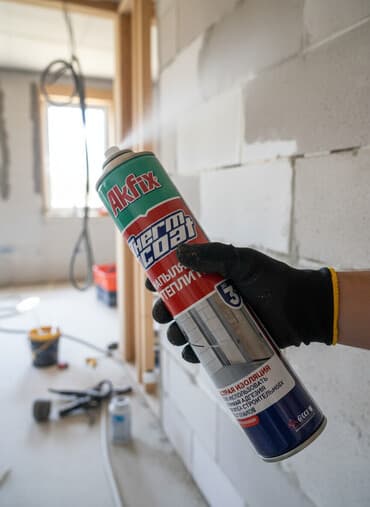 Akfix ThermoCoat — это напыляемый утеплитель, предназначенный для