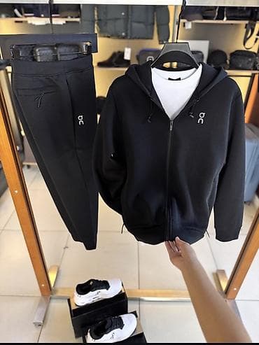 hoco y7: Мужской спортивный костюм, M, L, XL, Новый, цвет - Черный, Самовывоз, Бесплатная доставка, Платная доставка — 1