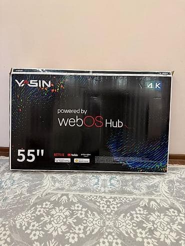 tecno spark 9pro: Смарт‑телевизор YASIN 55" 4K UHD на платформе webOS Hub. Новый — 4