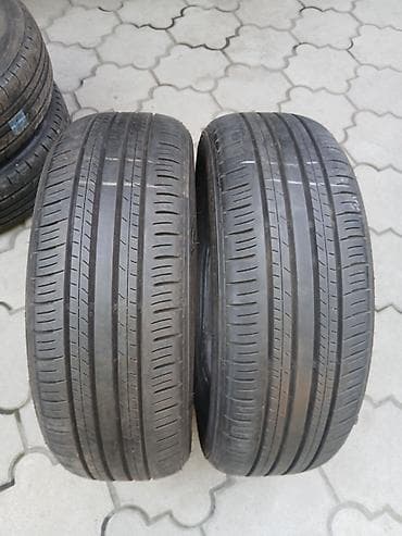 шины dunlop: Шины 205 / 55 / R 17, Лето, Б/у, Пара, Легковые, Япония, Dunlop — 1