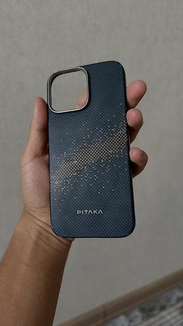 Карбоновый чехол для iPhone 16 pro max от PITAKA (original) Продаю at lalafo.kg Карбоновый чехол для iPhone 16 pro max от PITAKA (original) Продаю
