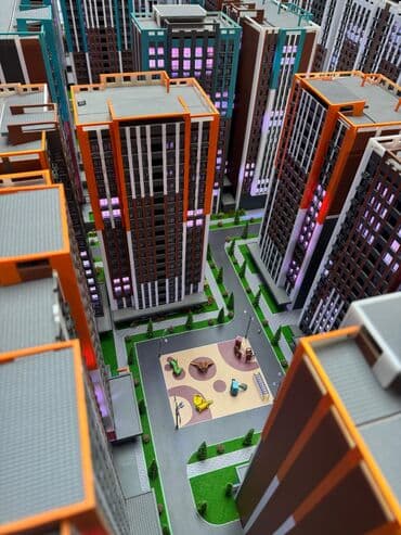 ихлас джал'' камера 1: 1 комната, 54 м², Элитка, 7 этаж, ПСО (под самоотделку) — 7