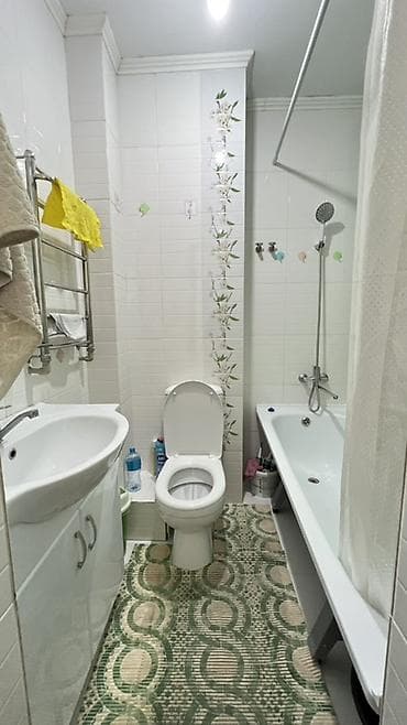 купить квартиру в бишкеке новостройки: 1 комната, 32 м², Элитка, 4 этаж, Евроремонт — 5