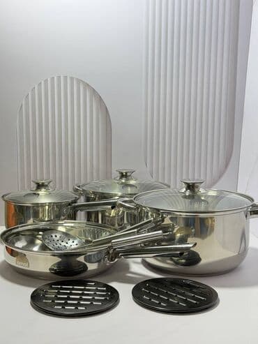 новый посуда: 🔥НОВЫЕ ПОСТУПЛЕНИЕ🔥 🏷️ НАБОР КОСТРЮЛЬ 💵 2500 KGS Адрес:г.Бишкек — 1