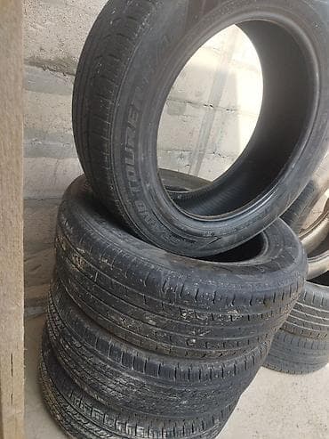 Шины: Есть в наличии следующие размеры шин: 235 60 18. 4штук лето 12.000сом/ — 2