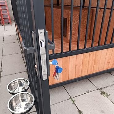 круглый манеж: Вольер для собаки - Каркас: прочная металлическая рама с — 8