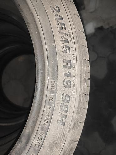 24545 r19 лето: Шины 245 / 45 / R 19, Лето, Б/у, Комплект, Легковые, Корея, Kumho — 1