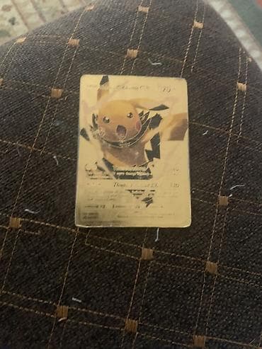 Коллекционная карточка Pokémon TCG — Пикачу (вариант GX/EX at lalafo.kg Коллекционная карточка Pokémon TCG — Пикачу (вариант GX/EX