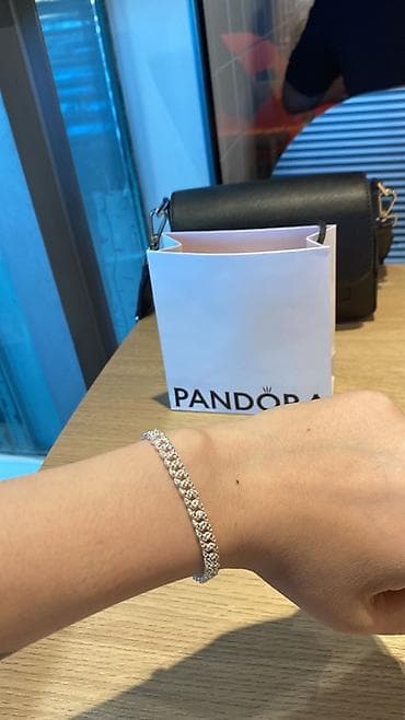 пандора часы: Браслет Pandora Pavé Cuban Chain - Дизайн: плетение «кубан» с плотной — 2