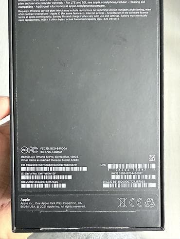Мобильные телефоны и аксессуары: IPhone 13 Pro, Б/у, 128 ГБ, Sierra Blue, Зарядное устройство, Кабель, Коробка, 78 % — 4