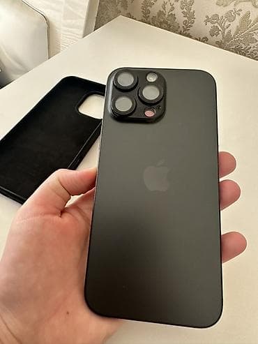 для iphone 5: IPhone 16 Pro Max, Новый, 256 ГБ, Black Titanium, Чехол — 1