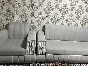 Комплект мягкой мебели, цвет - Серый