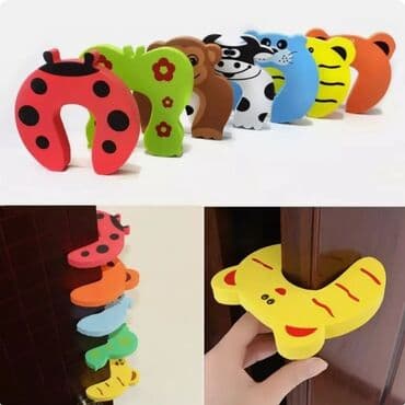 домик для: Яркий стопор для дверей не даст двери закрыться и прищемить пальчики — 1