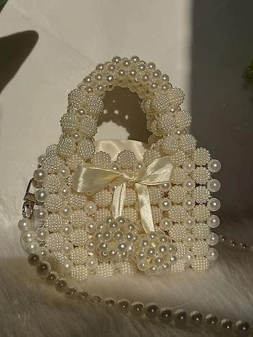 сколько стоят барсетки: Сумка «Жемчужная нежность» – ручная работа под заказ - Материал — 4
