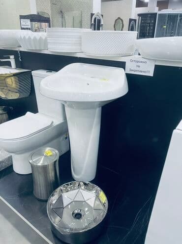 тумбочка с мойками: Кухонная мойка, Накладной способ установки, Размер: 63 x 52 см — 2