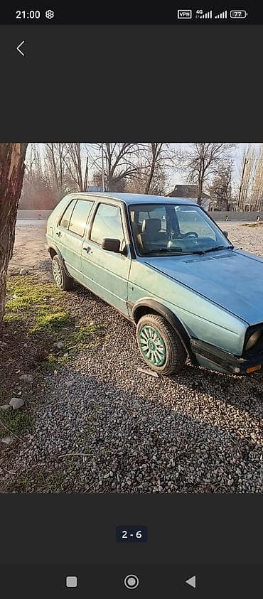 е60 e60: Volkswagen Golf: 1988 г., 1.8 л — 1
