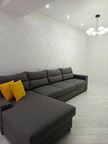 аламедин евроремонт: 2 комнаты, 62 м², Аламедин-1 мкр Элитка, 6 этаж, Евроремонт — 8