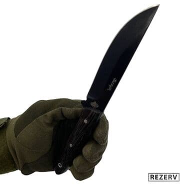 прибор ночного видения для охоты бу: Нож "Вожак У" охотничий, сталь У8, клинок цельный, ножны кожа — 18