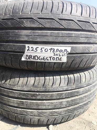 22550 r18: Шины 225 / 50 / R 18, Лето, Б/у, Пара, Легковые, Bridgestone — 1