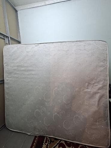 Офисная мебель: Спальный матрас, Б/у, Двуспальный, Кыргызстан, Пружинный, Жаккард, Lina (Лина), Мягкие матрасы, Самовывоз — 1
