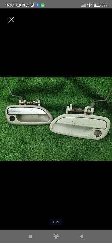 обшивка дверей фит: Комплект дверных ручек Дверная ручка Subaru Б/у, Оригинал — 3