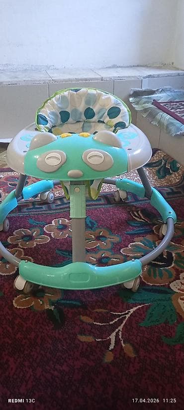 машина детей: Детские ходунки круговой формы - Тип: классические ходунки с мягким — 5